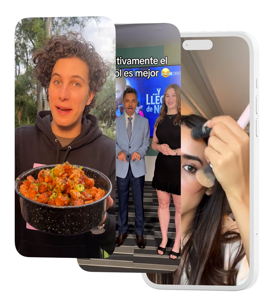 Hispanic creators on mobile phones